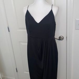 Beautiful classic black long Express dress